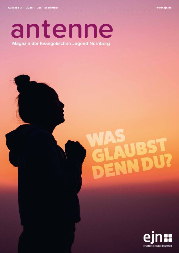 Cover der "antenne" Magazin der Evangelischen Jugend in Nürnberg