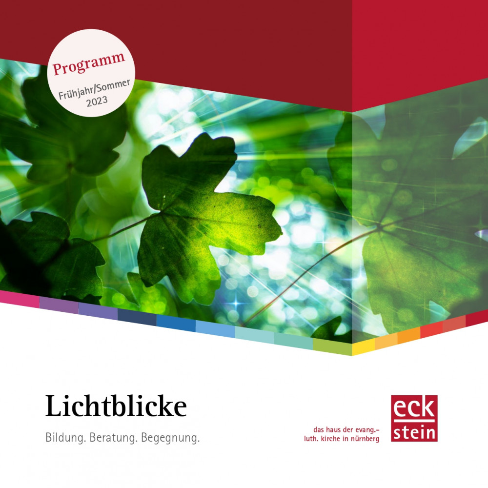 eckstein Printprogramm Frühjahr-Sommer 2023 - Besonderes Thema Lichtblicke