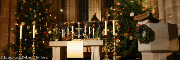 Weihnachtsfeier in St. Sebald Nürnberg