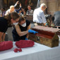 Öffnung Sebaldusgrab 2019 (Foto: E. Pilkenroth / Kath. Stadtkirche)