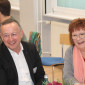 Landesbischof Christian Kopp mit Geschäftsführerin Christine Ursel
